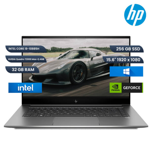 (73) HP ZBook Studio G7 Core™ i9-10885H 256GB SSD 32GB 15.6" FHD (1920 x 1080) NVIDIA Quadro T2000